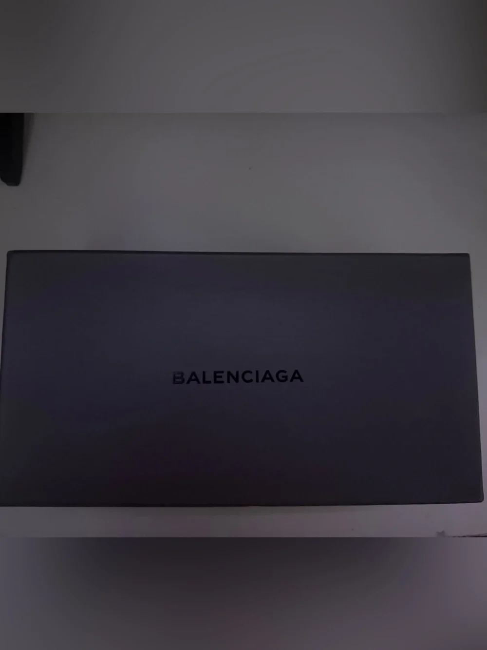 Balenciaga Black Logo Shoe Box